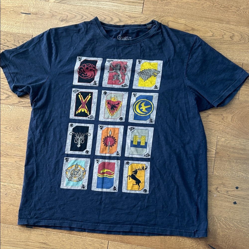 Game of Thrones Navy Graphic T‑Shirt XXL
